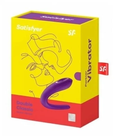 Вибратор-стимулятор для пар Satisfyer Double Classic